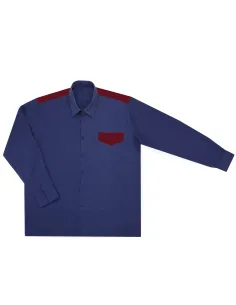 Camisa bicolor de manga larga