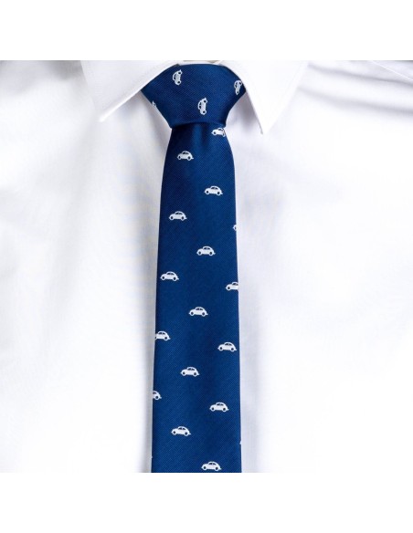 CORBATA SIN NUDO DE PALA ESTRECHA