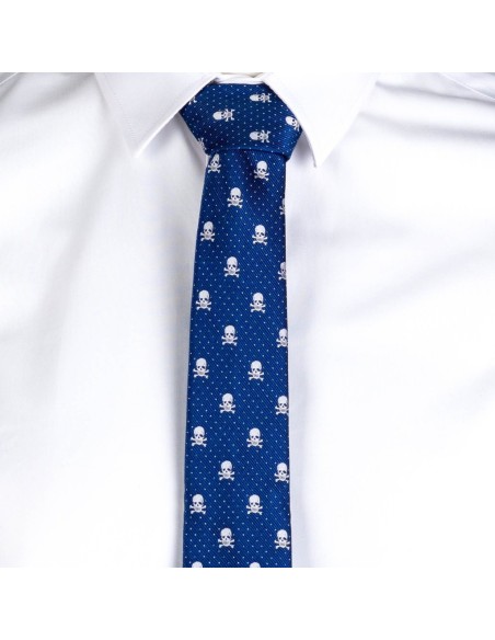 CORBATA SIN NUDO DE PALA ESTRECHA