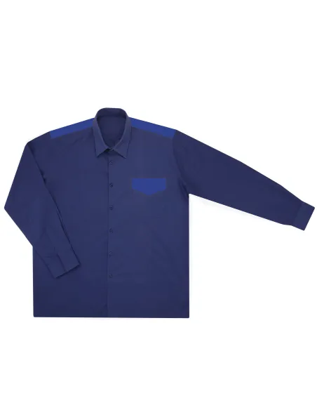 Camisa bicolor de manga larga