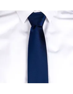 CORBATA SIN NUDO JACQUARD RAYA