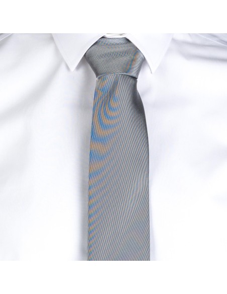 CORBATA SIN NUDO JACQUARD RAYA