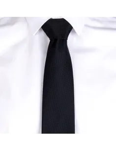 CORBATA SIN NUDO JACQUARD OJO DE PERDIZ