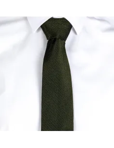 CORBATA SIN NUDO JACQUARD OJO DE PERDIZ 2