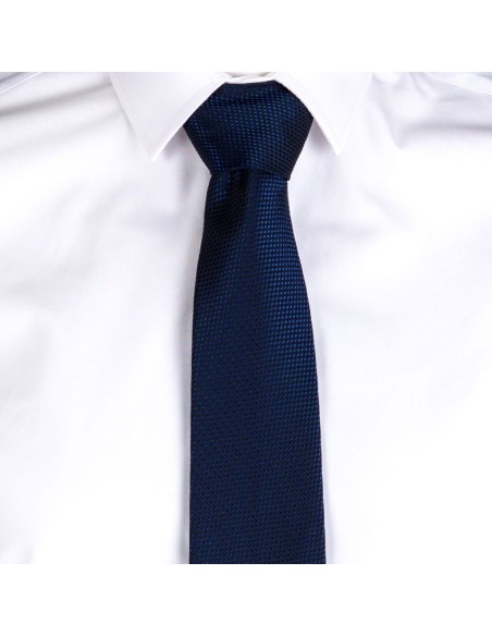 CORBATA SIN NUDO JACQUARD OJO DE PERDIZ