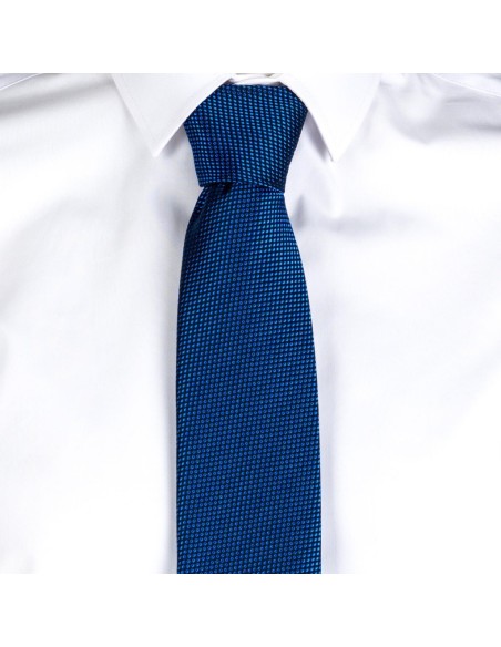 CORBATA SIN NUDO JACQUARD OJO DE PERDIZ