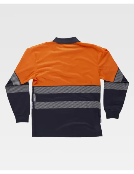 POLO M/L PERCHADO A.V CINTAS SEGMENTADAS