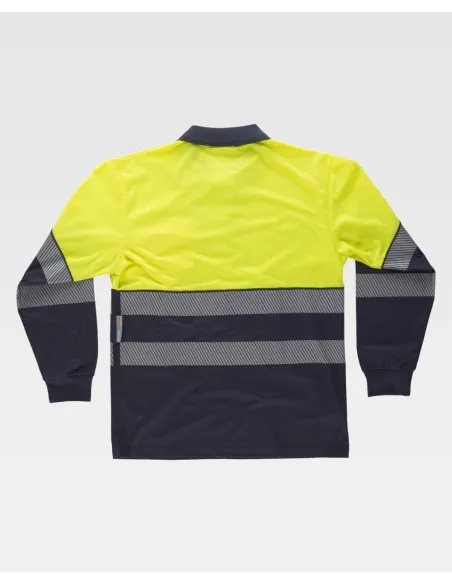 POLO M/L PERCHADO A.V CINTAS SEGMENTADAS