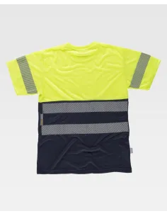 CAMISETA COMBINADA A.V 100% POLIESTER 2 BANDA SEGMENTADA 2