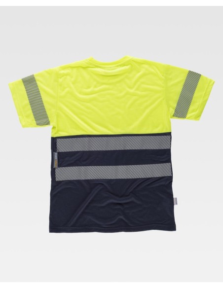 CAMISETA COMBINADA A.V 100% POLIESTER 2 BANDA SEGMENTADA