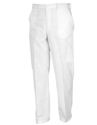 Pantalon PINTOR 100% algodon blanco