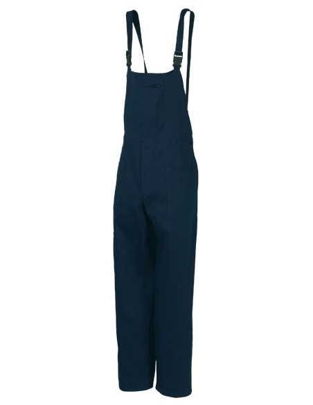 Pantalon con peto EUROPA 100% algodon azul (verde sobre pedido)