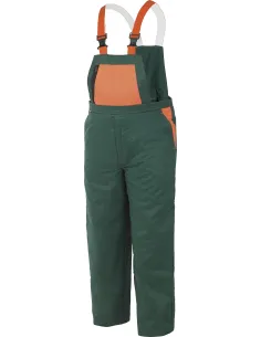 Pantalon con peto, proteccion piernas EN 381-5