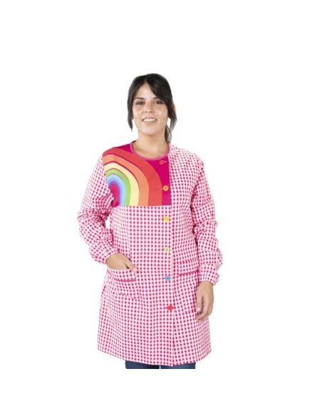 BATA MUJER CON BOTONES ARCO IRIS BAMBULA ANTIB