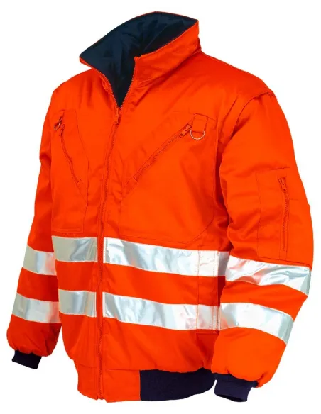 Cazadora pilot A.V reversible mangas desmontables