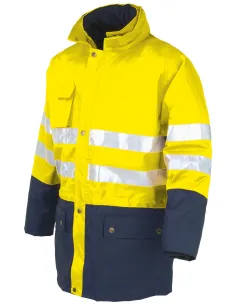 Parka A.V. acolchada bicolor triple uso