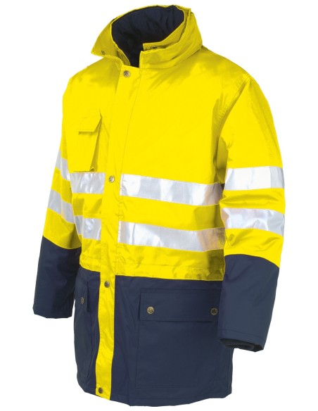 Parka A.V. acolchada bicolor triple uso