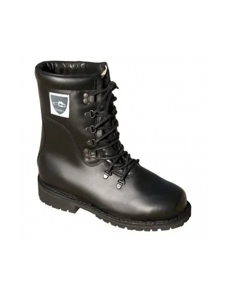 Bota MOTOSERRISTA forestal de piel, puntera y lamina. suela nitrilo