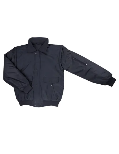 Cazadora acolchada impermeable desmontable