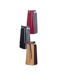 DELANTAL FRANCES ABIERTO COMBI 90X110CM
