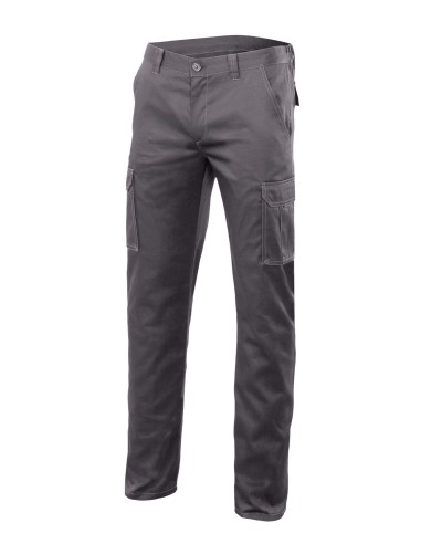 PANTALON STRECH BICOLOR GRIS/VERDE LIMA