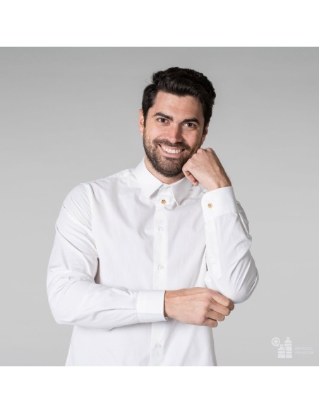 CAMISA HOMBRE ELISEO SLIM FIT TEJIDO RECICLADO