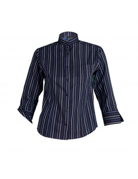 BLUSA MUJER C/MAO MANGA 3/4 RAYAS