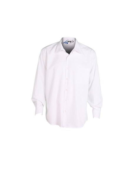 CAMISA HOMBRE 1 BOLSILLO M/LARGA BLANCA