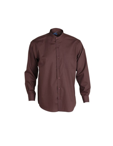 CAMISA HOMBRE CUELLO MAO M/L COLOR