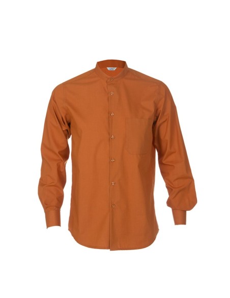 CAMISA HOMBRE CUELLO MAO M/L COLOR