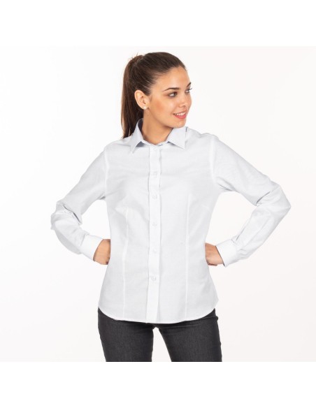 CAMISA MUJER M/L OXFORD REDLINE