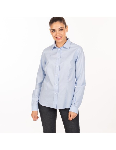 CAMISA MUJER M/L OXFORD REDLINE