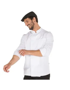 CHAQUETA DE COCINA UNISEX M/L SARGA BLANCA M/L