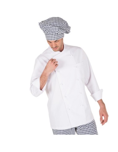 CHAQUETA DE COCINA UNISEX NAPOLES ANTIMANCHAS (TEFLON) M/L