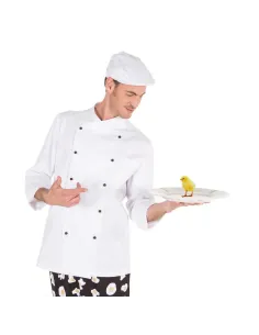 CHAQUETA DE COCINA HOMBRE NIZA BLANCA
