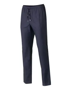 PANTALÓN UNISEX CON CORDÓN CHAMBRAY ROMBOS