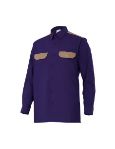 Camisa bicolor de manga larga
