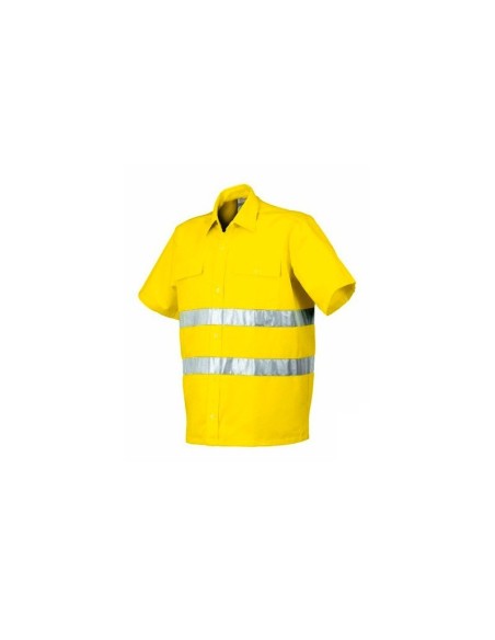 Camisa manga corta A.V. amarilla