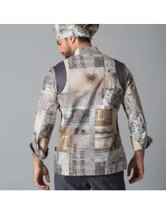 CHAQUETA COCINA UNISEX MADERAS 2