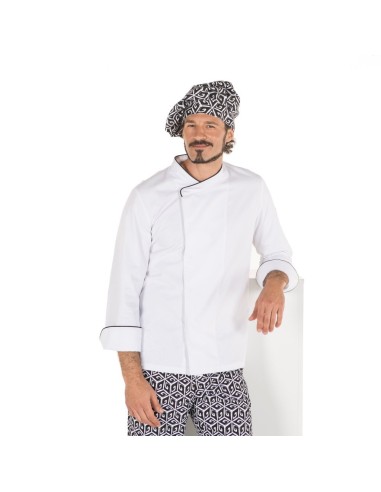 CHAQUETA DE COCINA ABAD BLANCA (***PLUS SIZES)