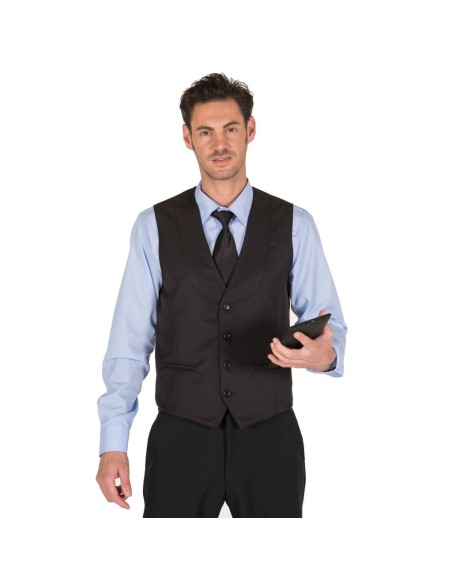 CHALECO CAMARERO NEGRO