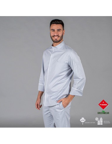 CHAQUETA COCINA UNISEX BELTRAN TEJIDO RECICLADO Y ORGÁNICO