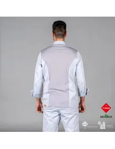 CHAQUETA COCINA UNISEX BELTRAN TEJIDO RECICLADO Y ORGÁNICO 2