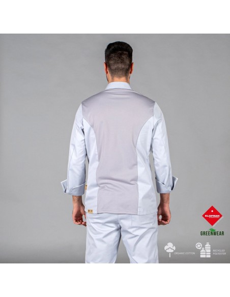 CHAQUETA COCINA UNISEX BELTRAN TEJIDO RECICLADO Y ORGÁNICO
