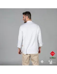CHAQUETA COCINA UNISEX HARO TEJIDO RECICLADO Y ORGÁNICO 2